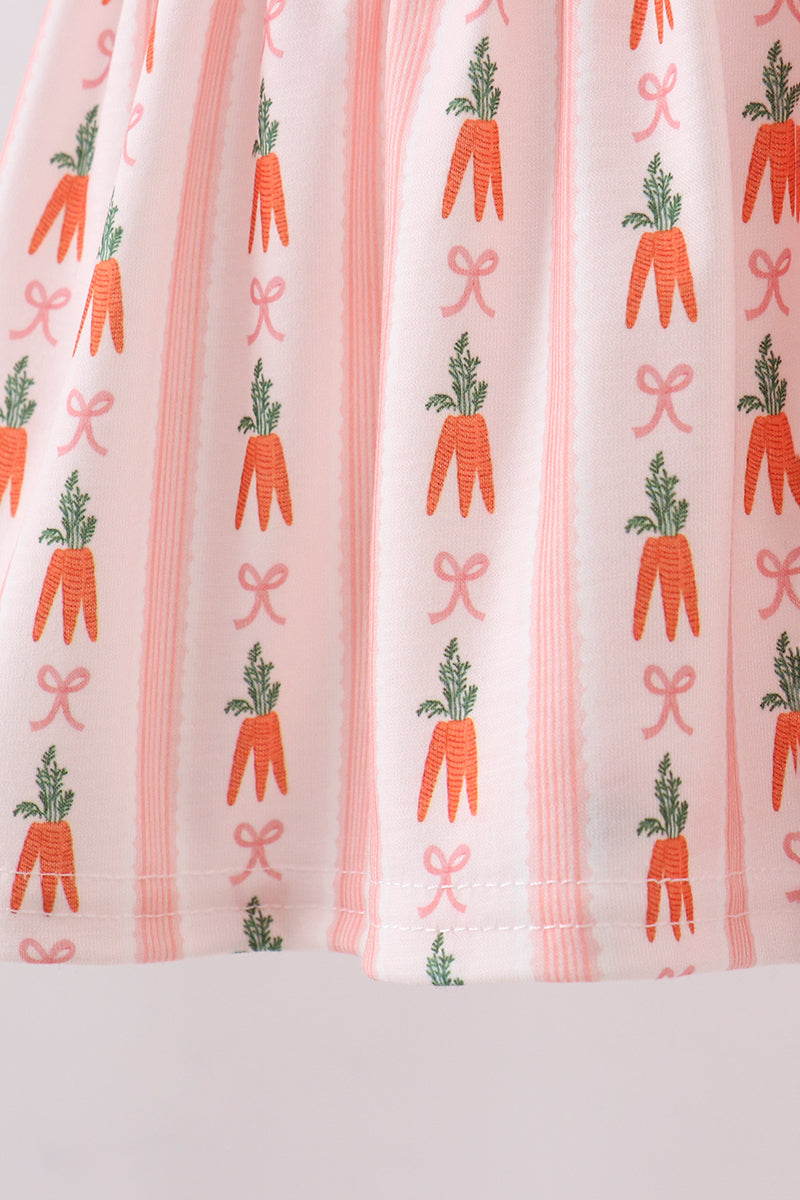 Bunny embroidery ruffle bloomer set